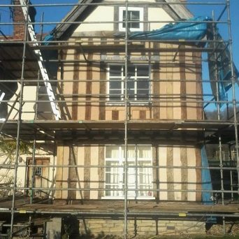 Cement render removal and repair